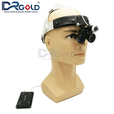 качество  Headband With Headlight LED Light 2.5X 3.5X Loupes /Medical Magnification Portable Dental ENT Surgical Loupes Dental Magnifier завод
